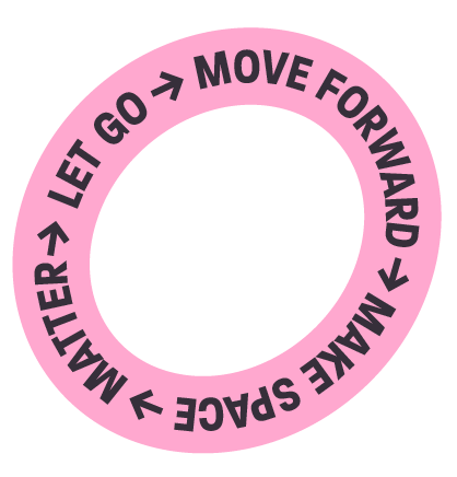 Decorative brand circle pattern